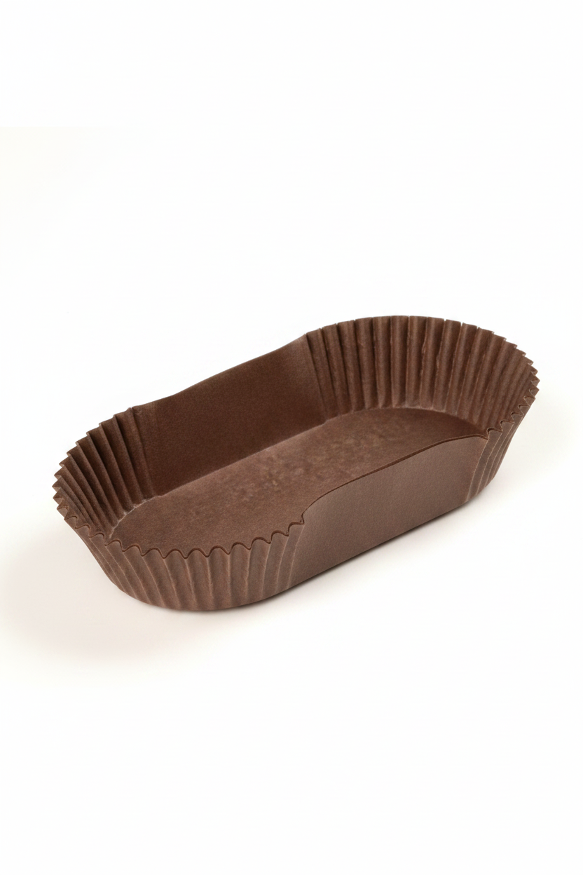 Caissette papier brun gateau individuel