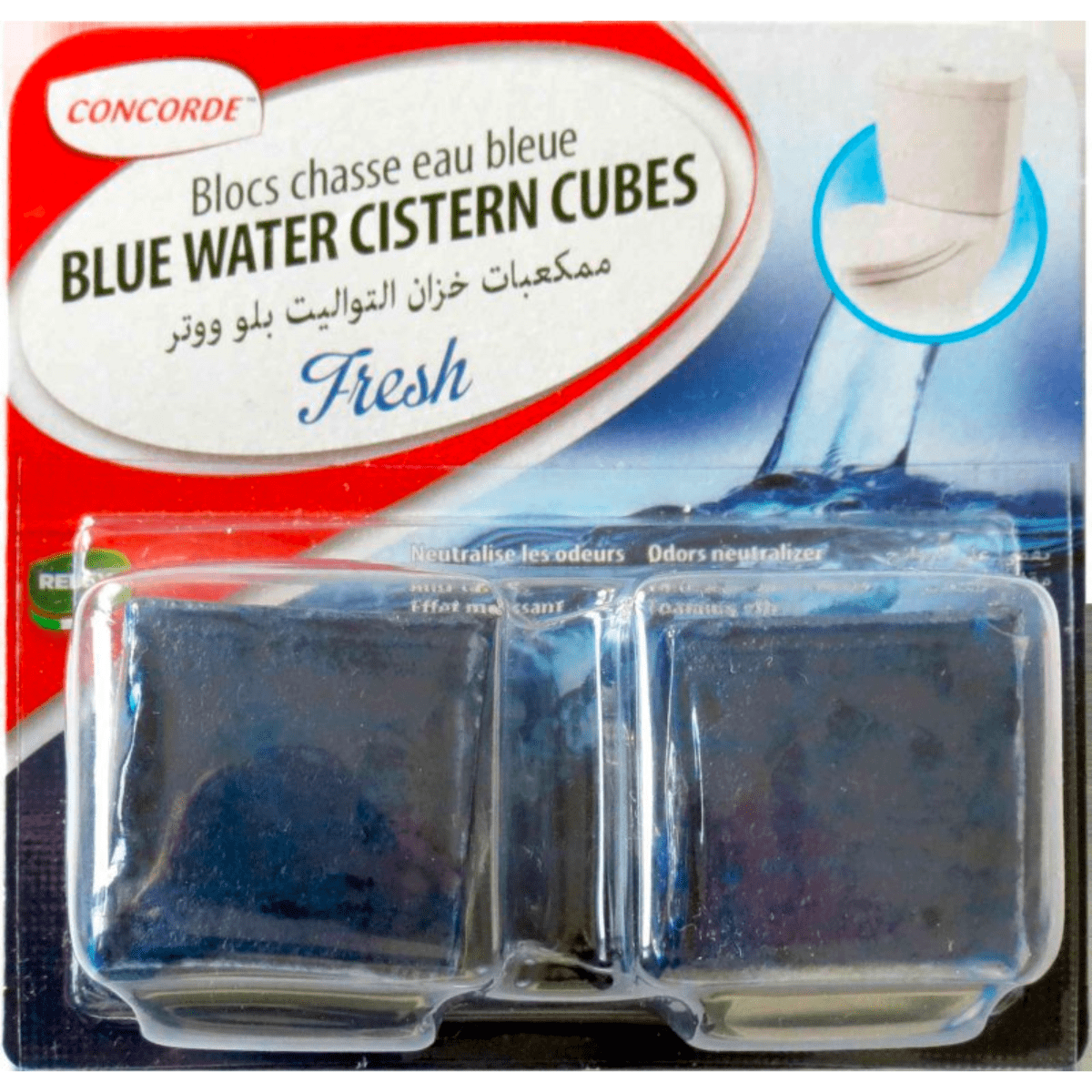 4 blocs ACQUABLUWC pour WC