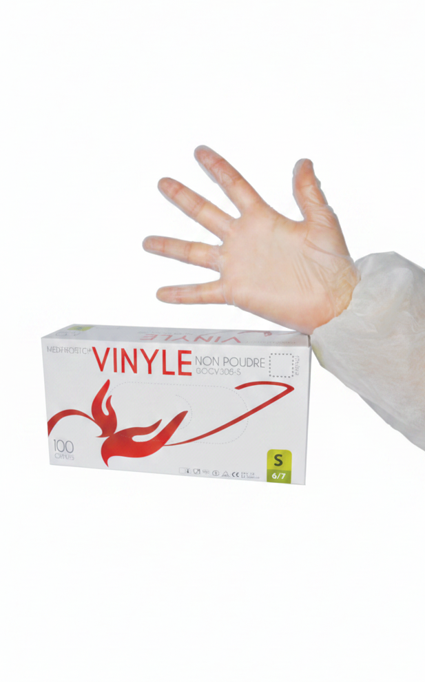 Gant Vynile non poudré Premium, Boite de 100