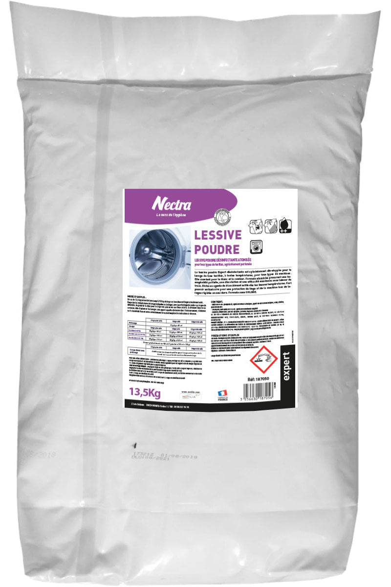Lessive poudre désinfectante 13.5 kg **