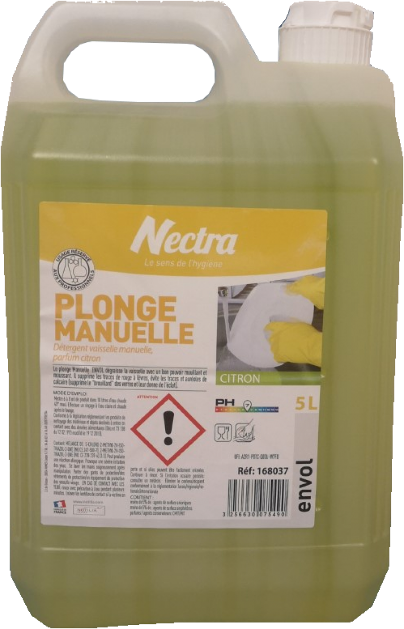 Vaisselle manuelle citron
