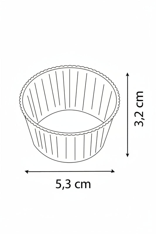 Caissette papier brun gateau individuel