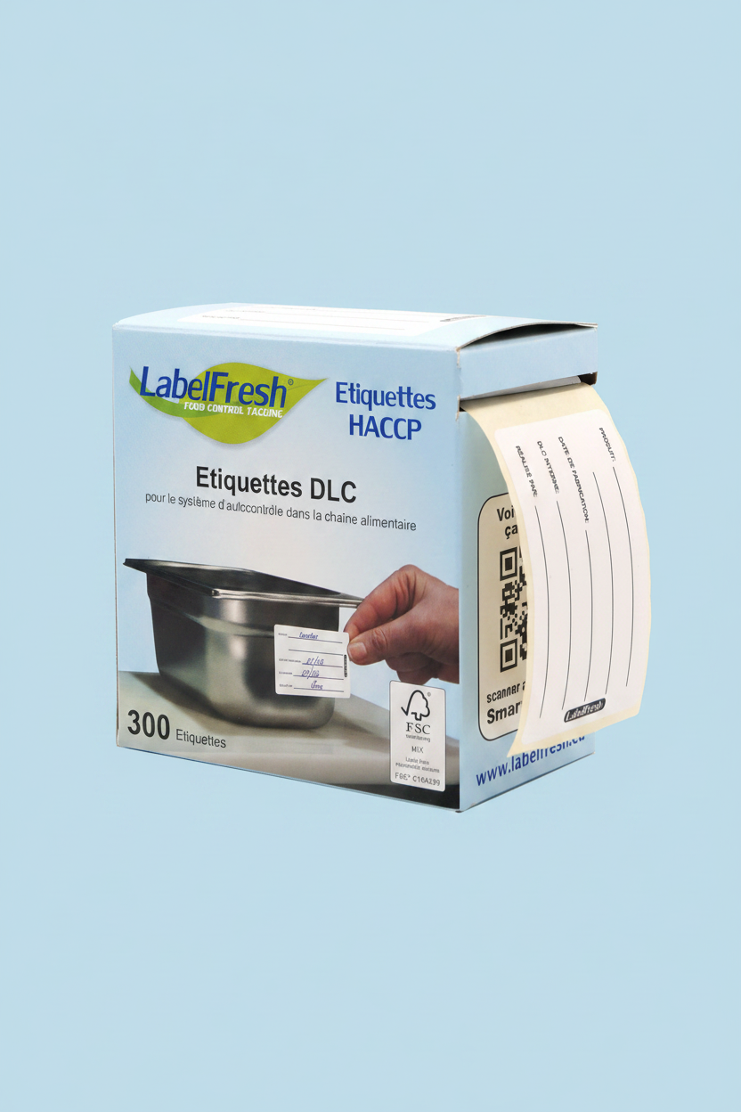 300 Etiquettes DLC Réf 566