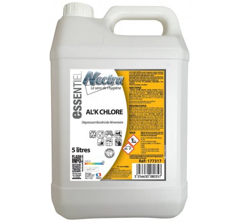 Dégraissant AL'K Chloré 5 L