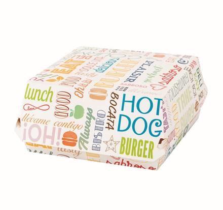 Boîte Hamburger TAILLE XL x 50