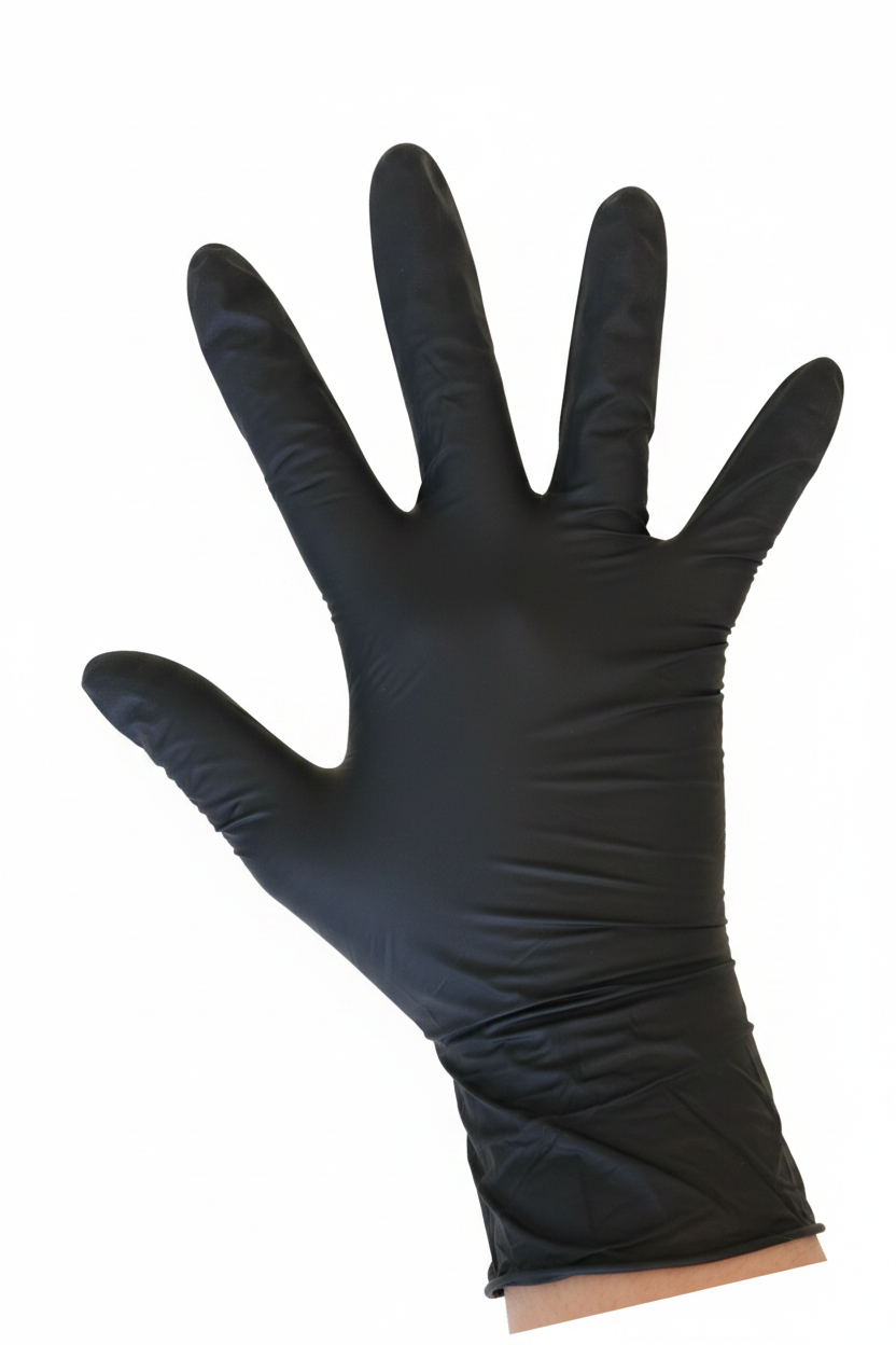 Gant Vynil Nitrile noir, boite de 100