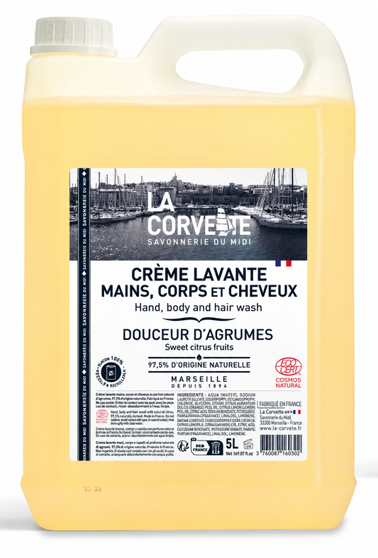 Gel douche Parfumée ECOCERT 5 L