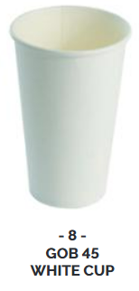 Gobelet carton Blanc
