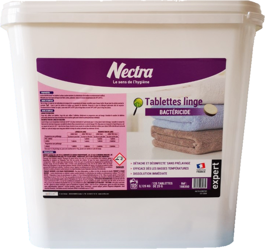 Tablettes linge bactéricide **