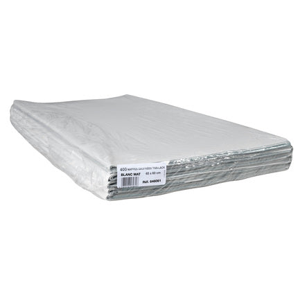 Nappe blanche 60 X 60 CDT: 400