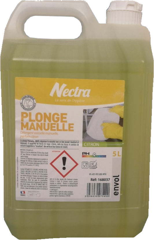 Vaisselle manuelle citron