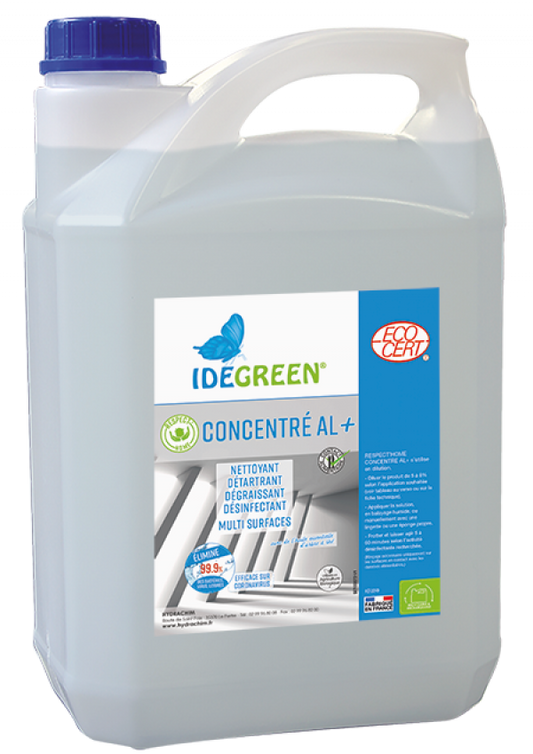 Nettoyant dégraissant désinfectant CONCENTRE AL + 5 L