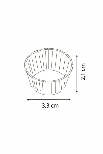 Caissette papier brun gateau individuel