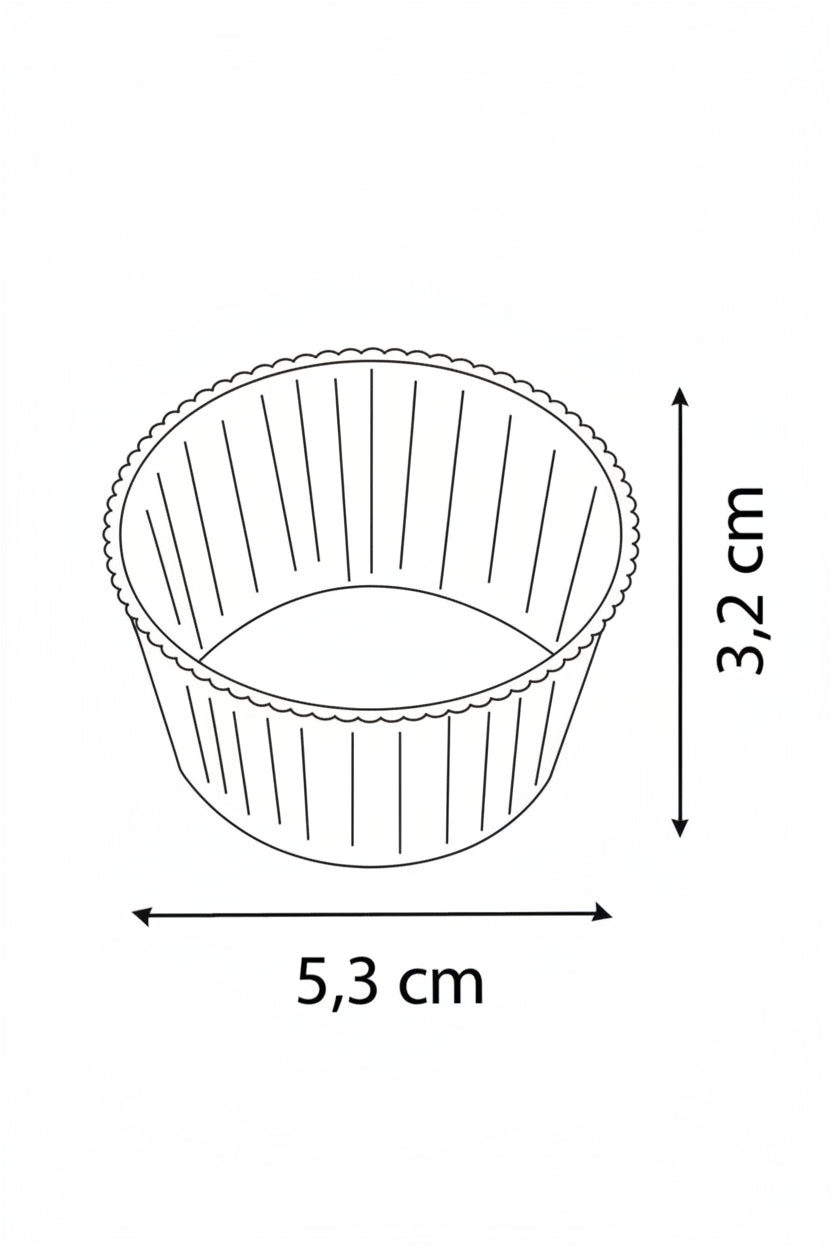 Caissette papier brun gateau individuel