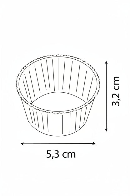 Caissette papier brun gateau individuel