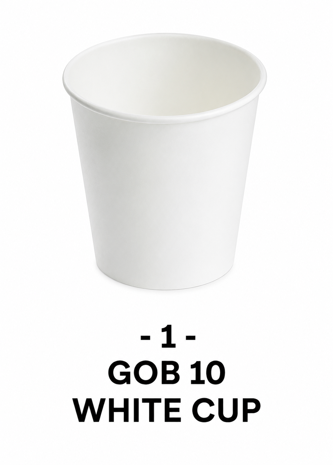 Gobelet carton Blanc
